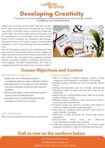 thumbnail of developing creativity