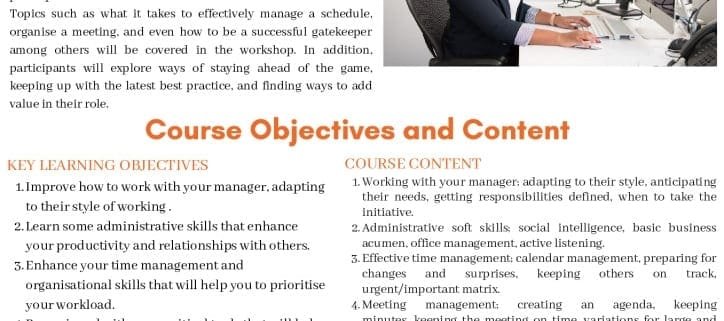 thumbnail of executive and personal assistants programme