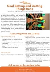 thumbnail of goal setting and getting things done