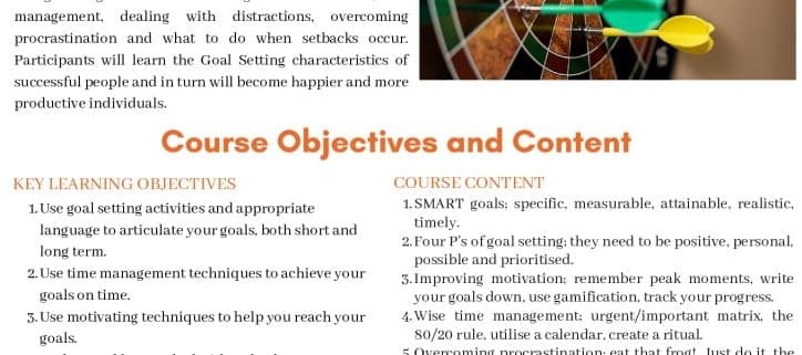 thumbnail of goal setting and getting things done