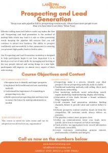 thumbnail of prospecting and lead generation