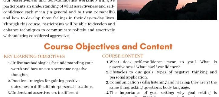 thumbnail of self confidence & assertiveness