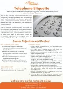 thumbnail of telephone ettiquette